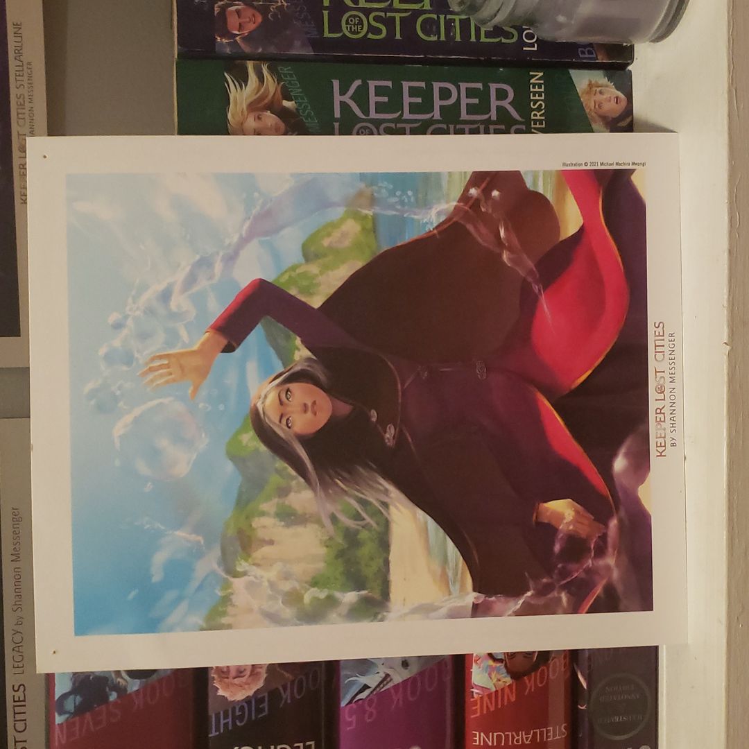 Linh Song Keeper of the lost cities original givaway poster