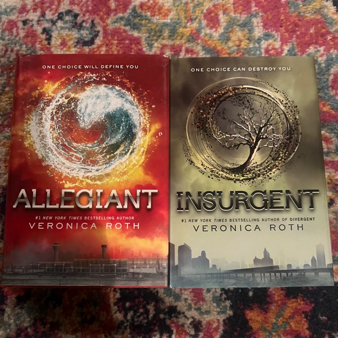 Divergent Series Lot of 2 Books Insurgent and Allegiant