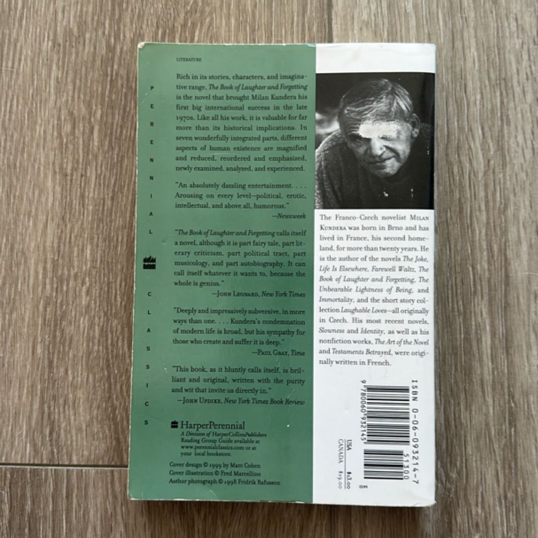 The Book of Laughter and Forgetting