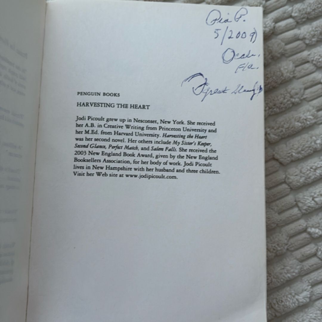 Harvesting the Heart