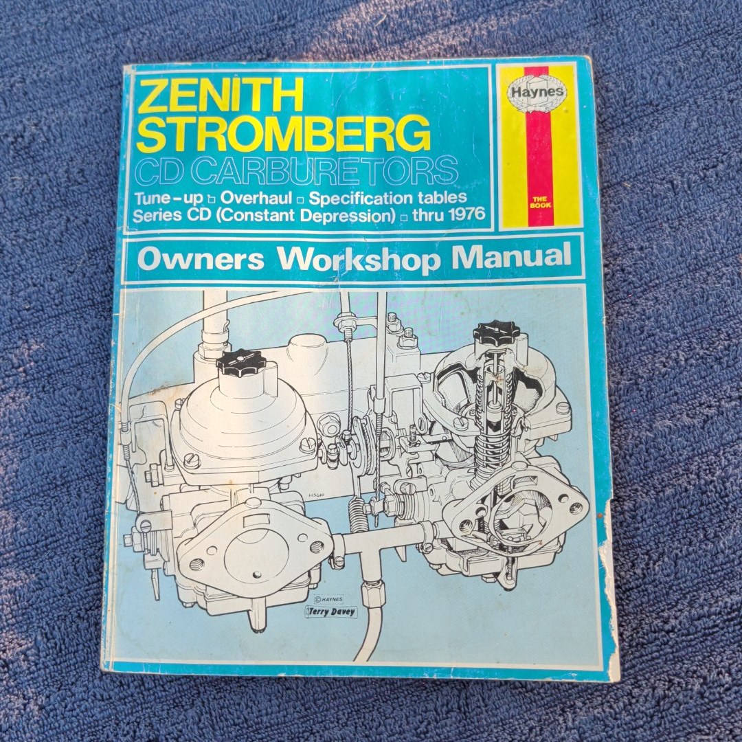 Zenith Stromberg CD carburetor owner workshop manual