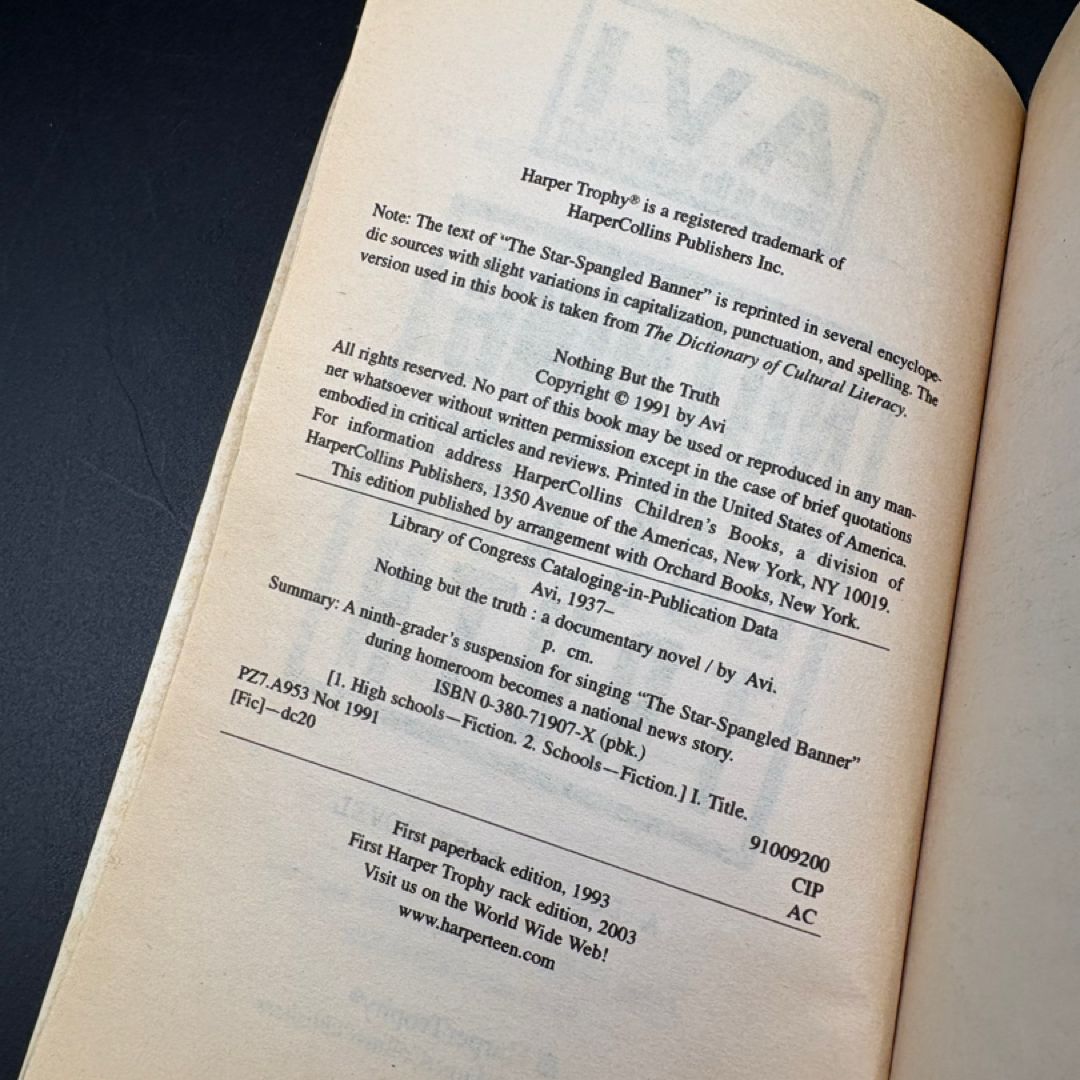 Nothing but the Truth