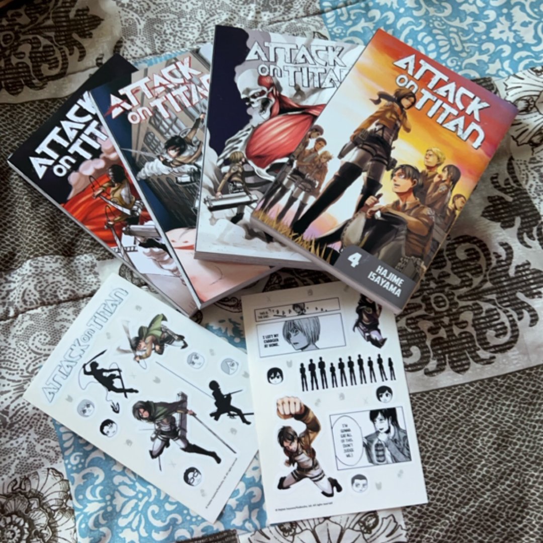 Attack on Titan Season 1 Part 1 Manga Box Set