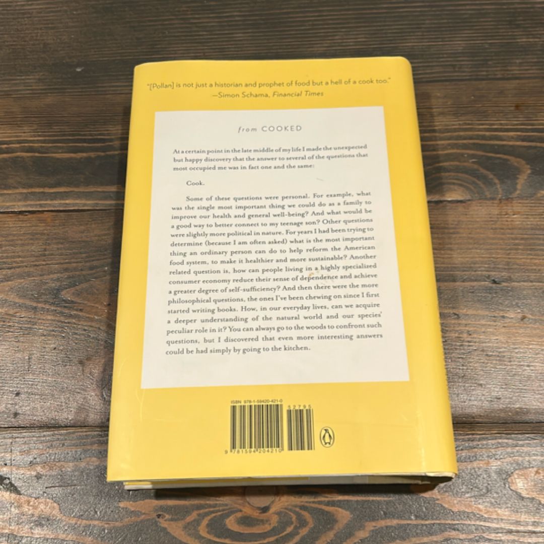Cooked (signed) by Michael Pollan, Hardcover | Pangobooks
