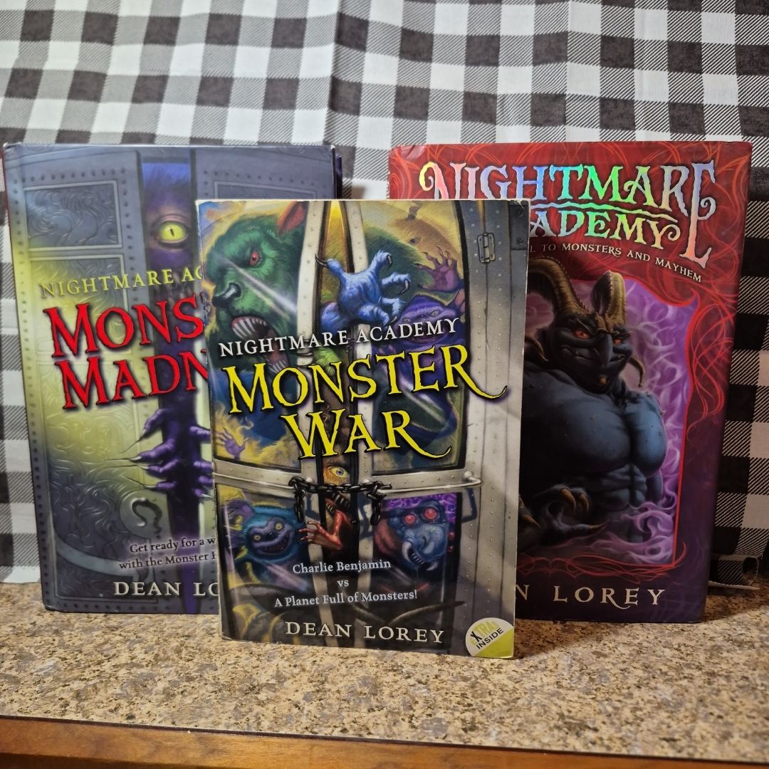 Nightmare Academy, Monster Madness & War 3 book set