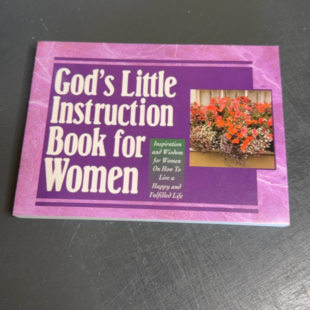 God's Little Instruction Book for Women