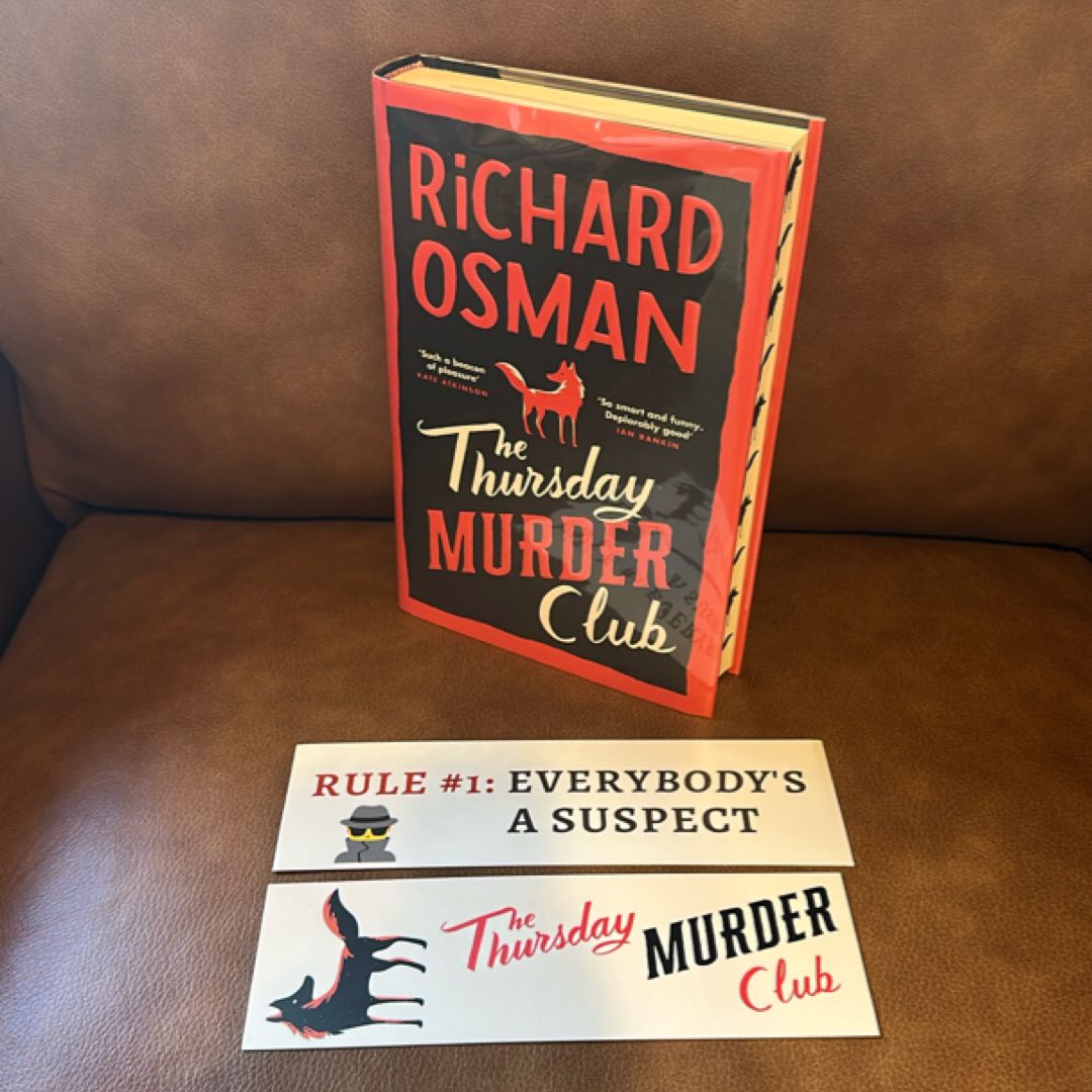 The Thursday Murder Club SIGNED & Numbered Goldsboro First Edition
