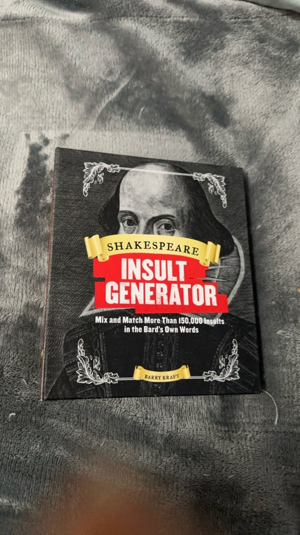 Shakespeare Insult Generator