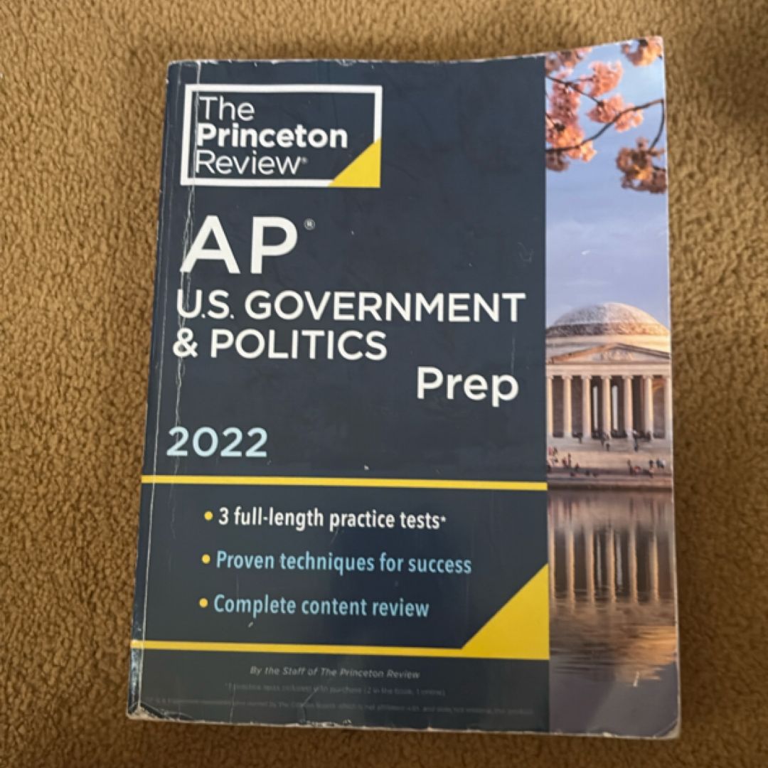 Princeton Review AP U. S. Government and Politics Prep 2022