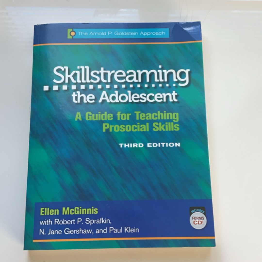 Skillstreaming the Adolescent, Program Book by Ellen McGinnis, Robert P ...