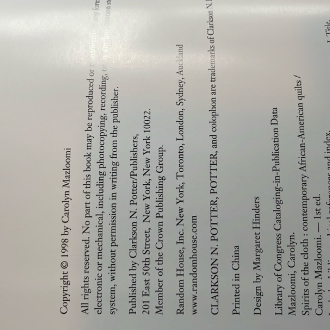 Spirits of the Cloth