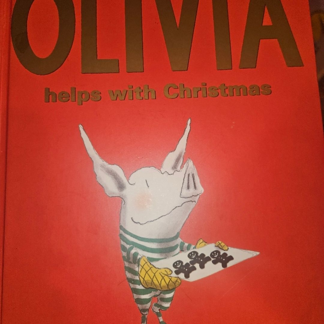 Olivia helps with Christmas