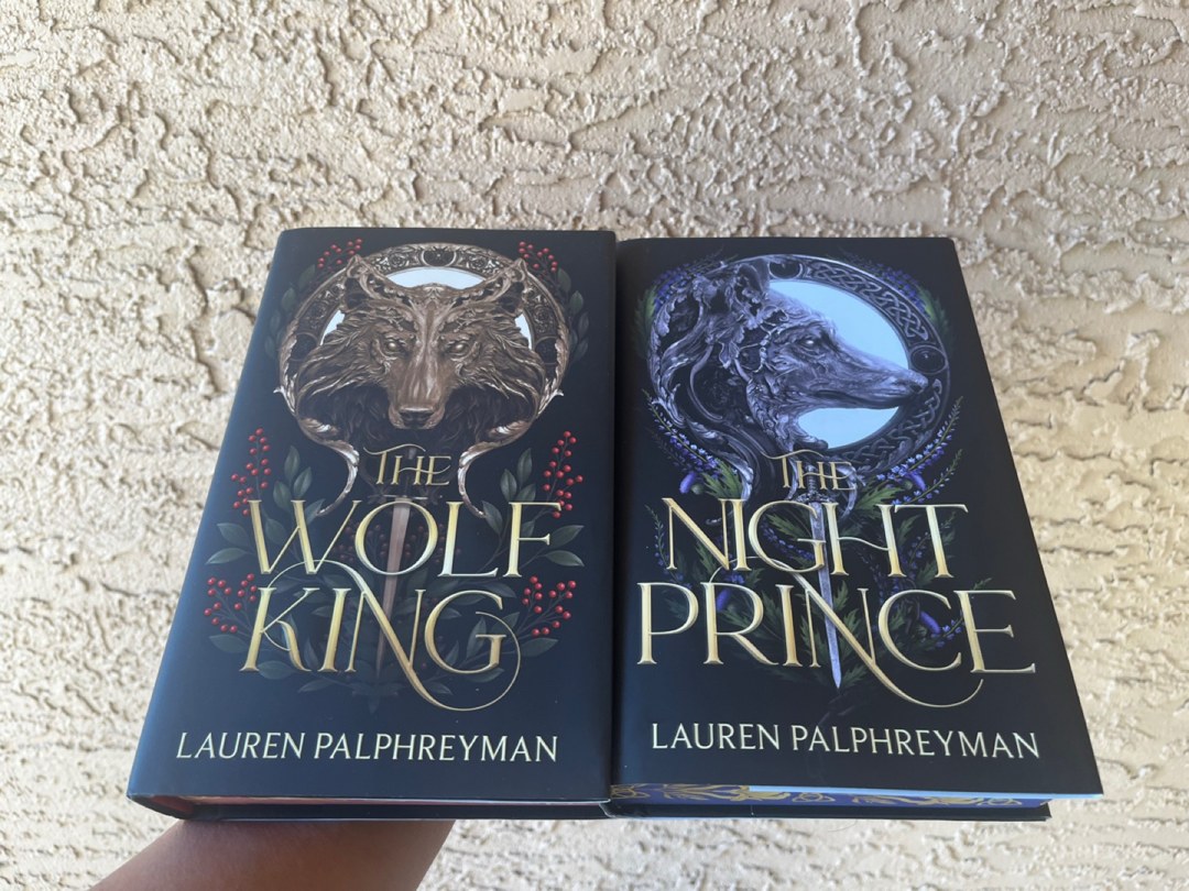 The Wolf King and The Night Prince by Lauren Palphreyman Deluxe Hardcover 