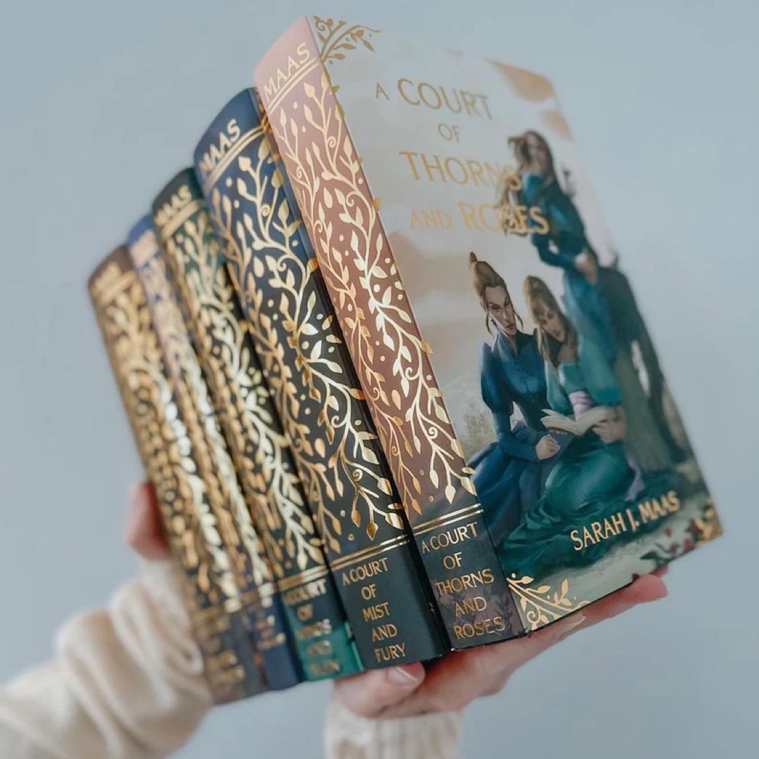 ACOTAR Full Set Hardcover & Clover Crate Dust Jackets