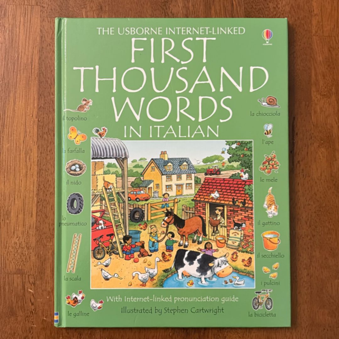 First Thousand Words In Italian