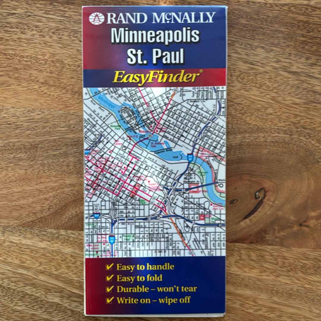 Minneapolis St. Paul EasyFinder Map