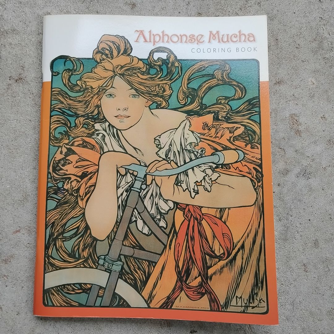 Alphonse Mucha Coloring Book (CB131)