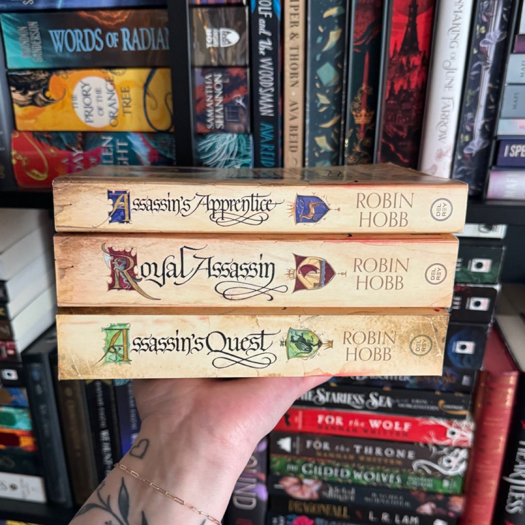 The Farseer Trilogy (Assassin’s Apprentice, Royal Assassin, Assassin’s Quest)