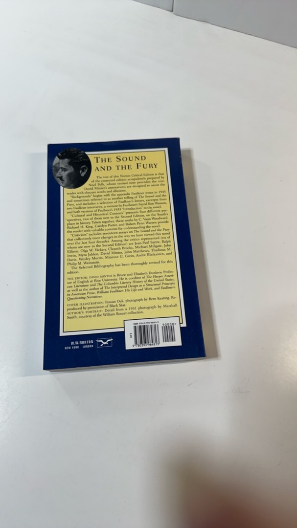 The Sound and the Fury [Norton Critical Edition]