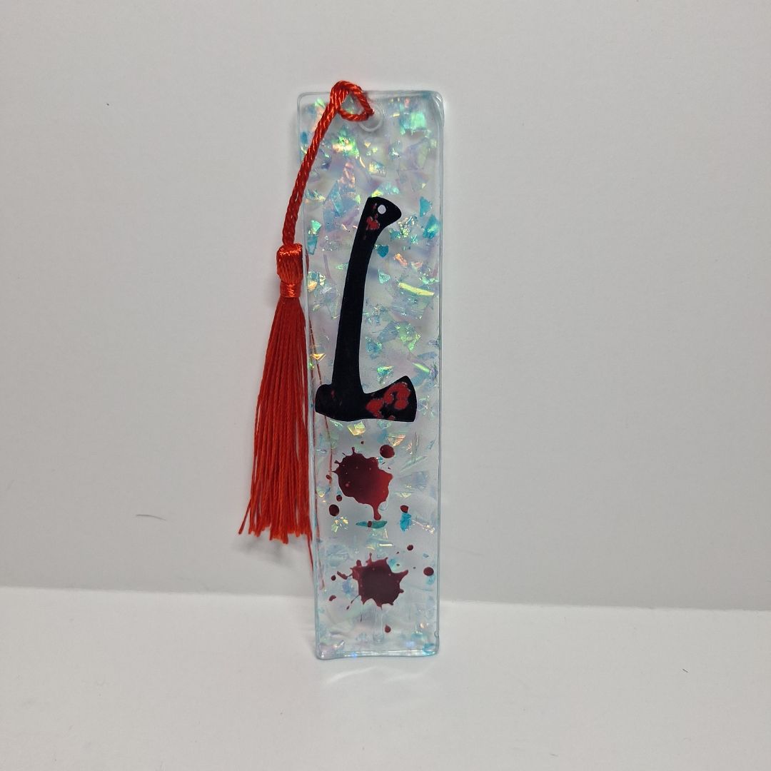 Bloody Ax Handmade Bookmark