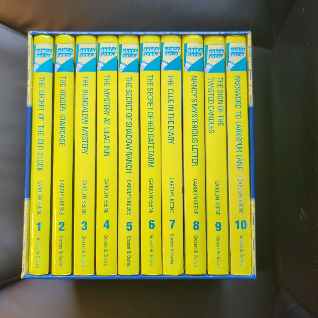 Nancy Drew Books 1-10 Box Set The Nancy Drew Mystery Stories Collection