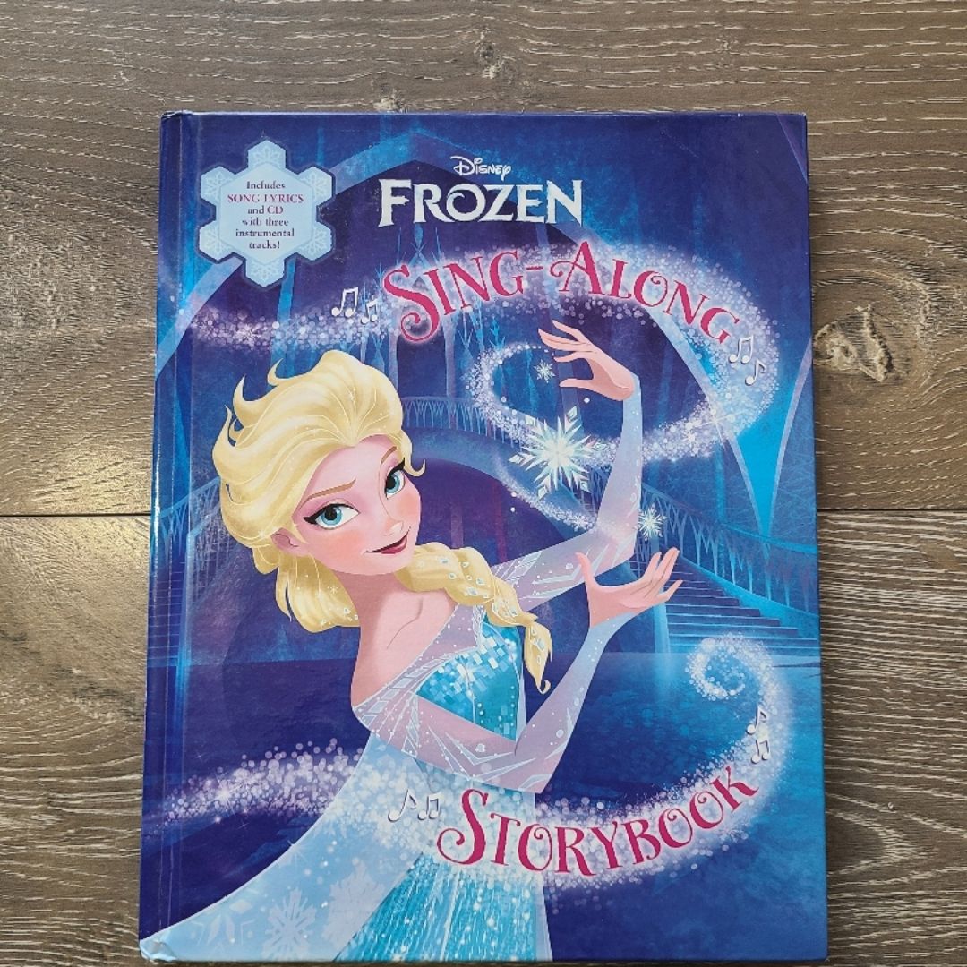 Disney Frozen Sing-Along Storybook Hardcover NO CD