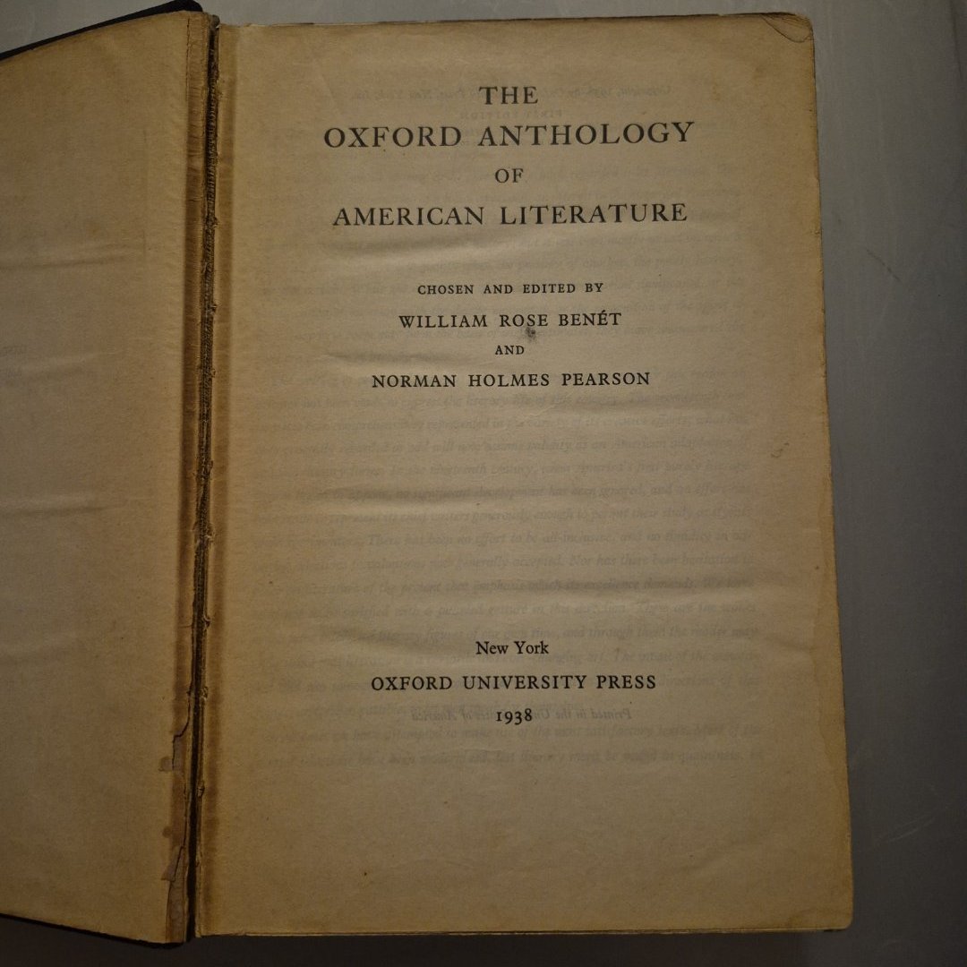 Oxford Anthology of American Literature