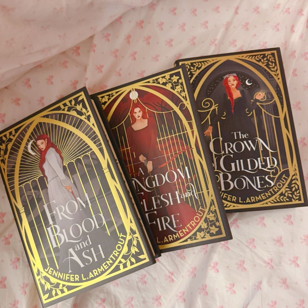 Fairyloot editions of the From Blood and Ash
