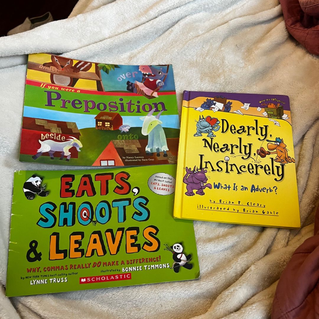 Bundle: Children's Writing Learning Books, Grammar & Parts of Speech