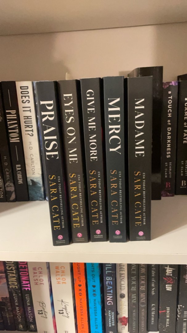 Salacious Players Club Series 6 Books Collection Set By Sara Cate (Praise, Eyes on Me, Give Me More, Mercy, Highest Bidder, Madame)
