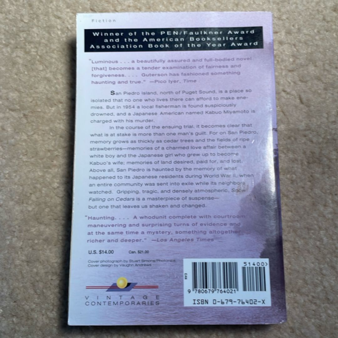 Snow Falling on Cedars