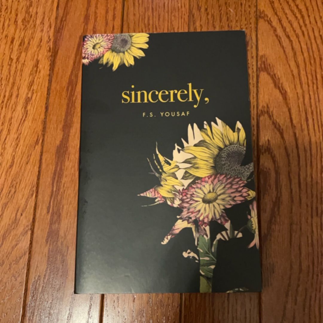 Sincerely