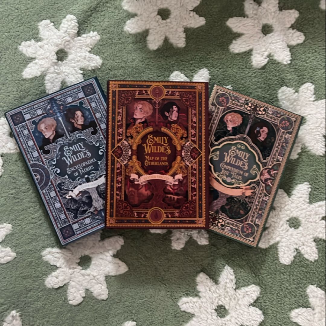 SIGNED Emily Wilde’s Encyclopedia of Faeries, Emily Wilde’s Map of the Otherlands, Emily Wilde’s Compendium of Lost Tales (Owlcrate Edition)
