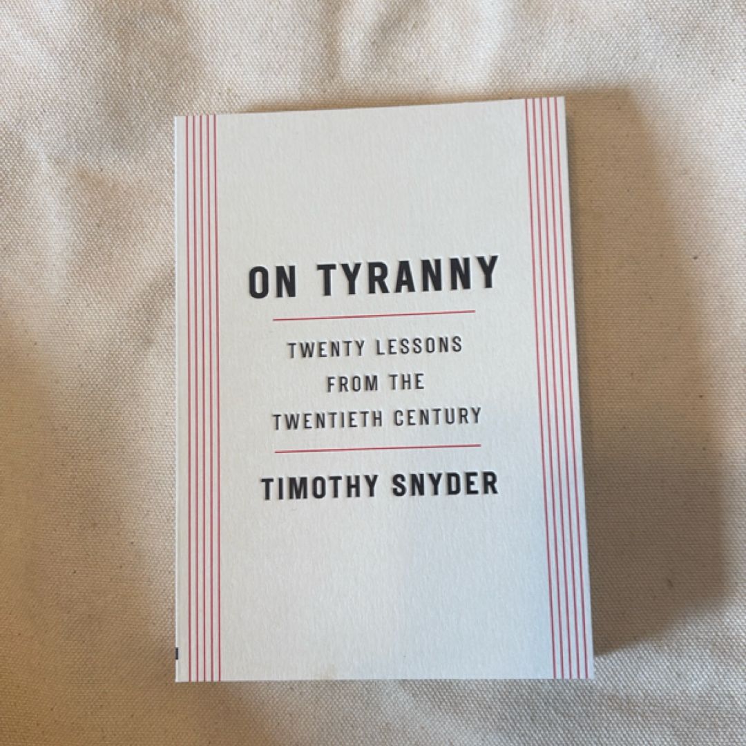 On Tyranny