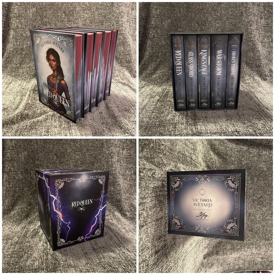 Red Queen Series Box Set — Special Edition — signed — annotated by