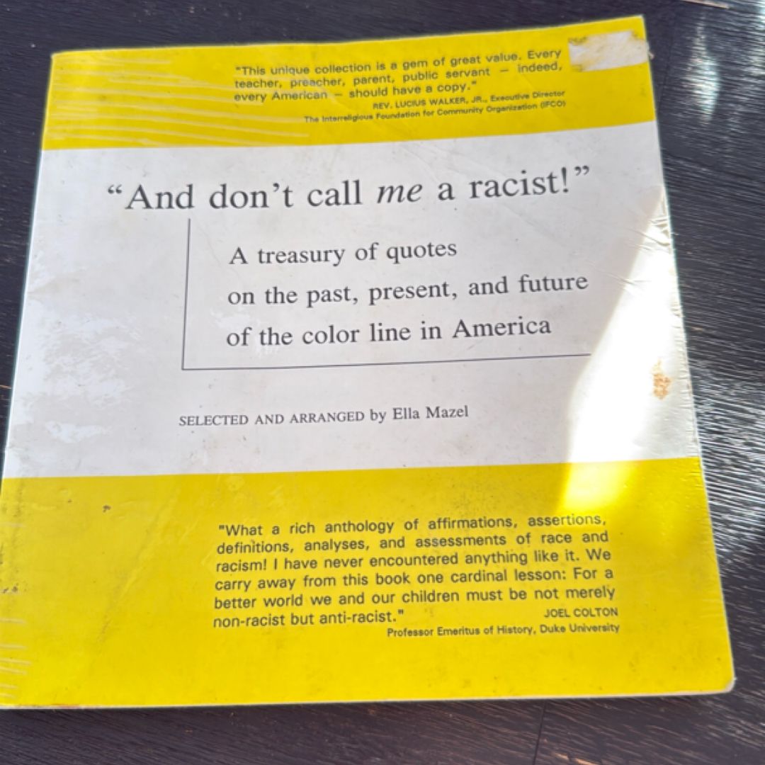“And don’t call me a racist!”