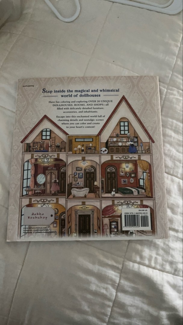 Antique Dollhouse Coloring by Yumiko Tezuka