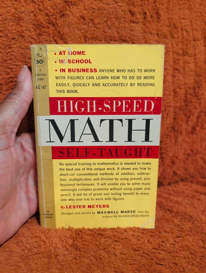 High-Speed Math Self Taught 