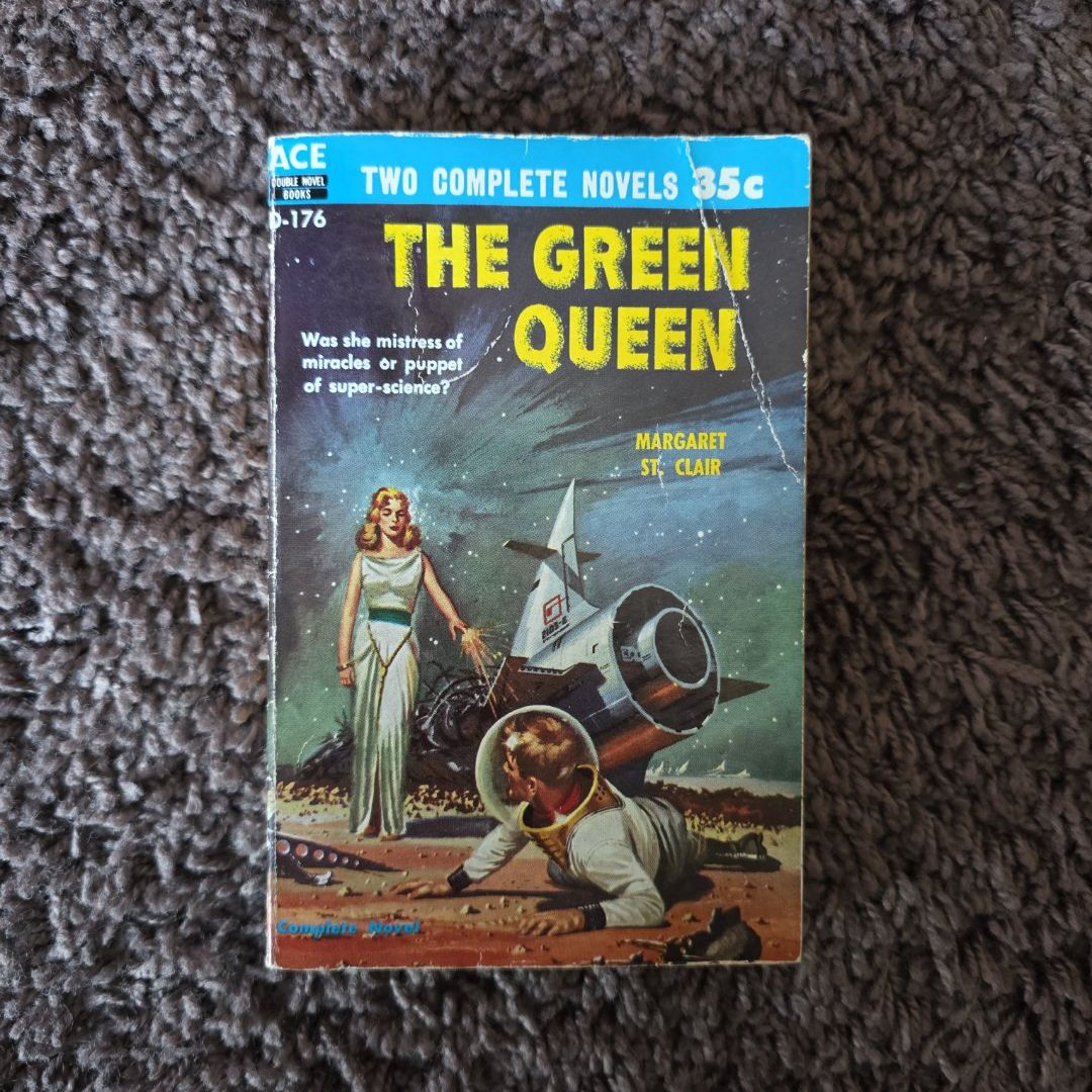 The Green Queen & 3 Thousand Years *Vintage Ace Double Novel Book*