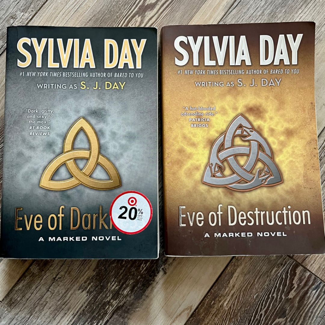 Pair of Sylvia Day Books: Eve of Darkness; and Eve of Destruction