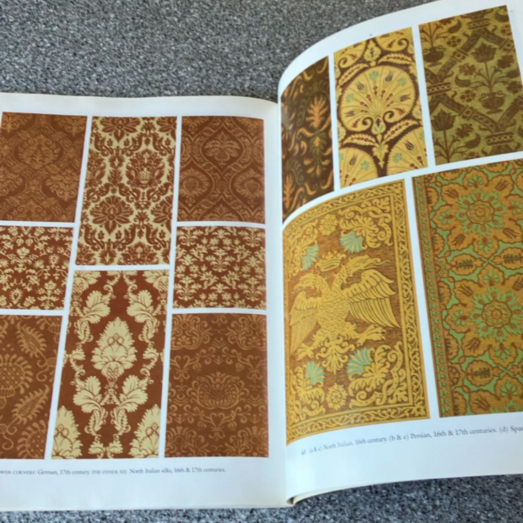 Historic Textile Patterns in Full Color by Friedrich Fischbach