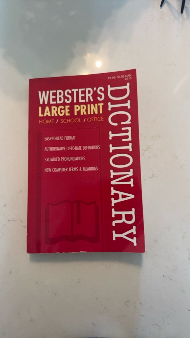 Webster’s Dictionary 
