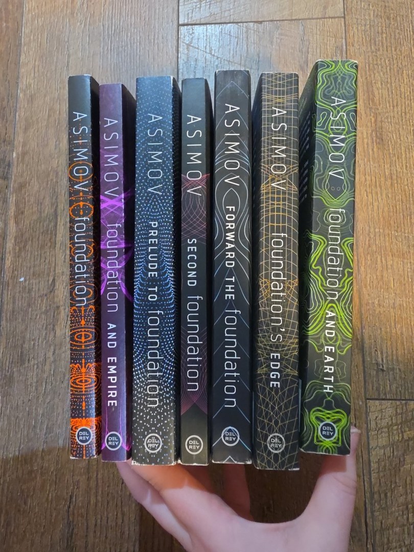 Isaac Asimov Foundation Series Complete Collection Seven Book Set -Foundation So on Classic Science Fiction Masterpiece Box Set for Readers Collectors Giftable Edition Premium Quality Paperback Bundle