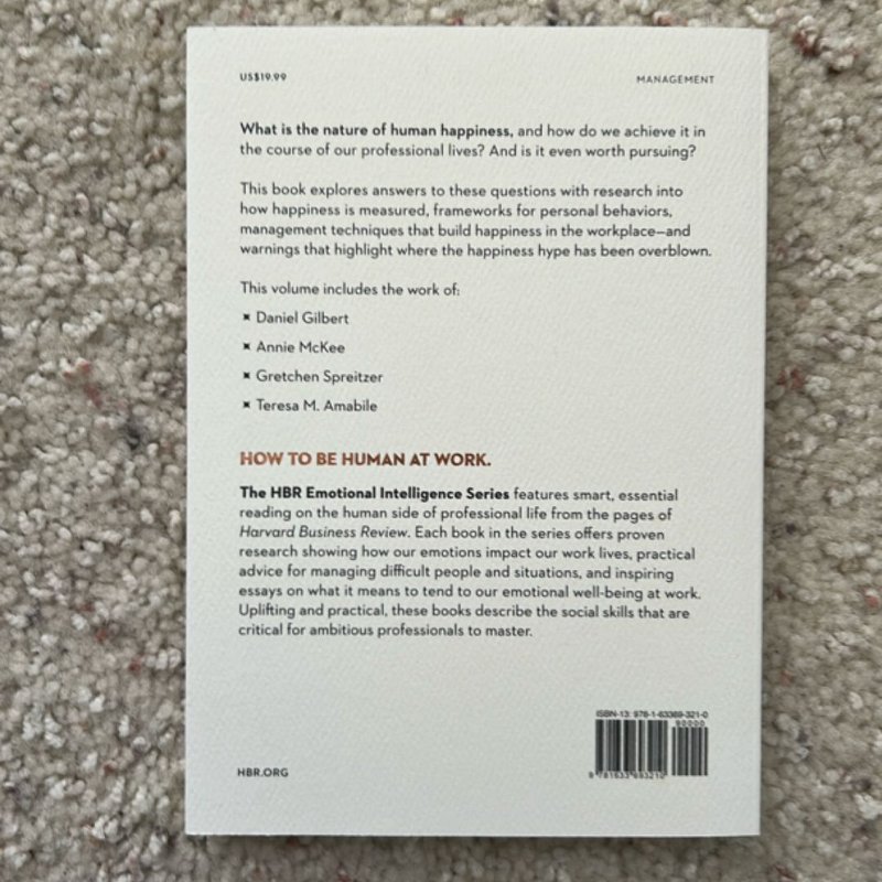 Happiness (HBR Emotional Intelligence Series)