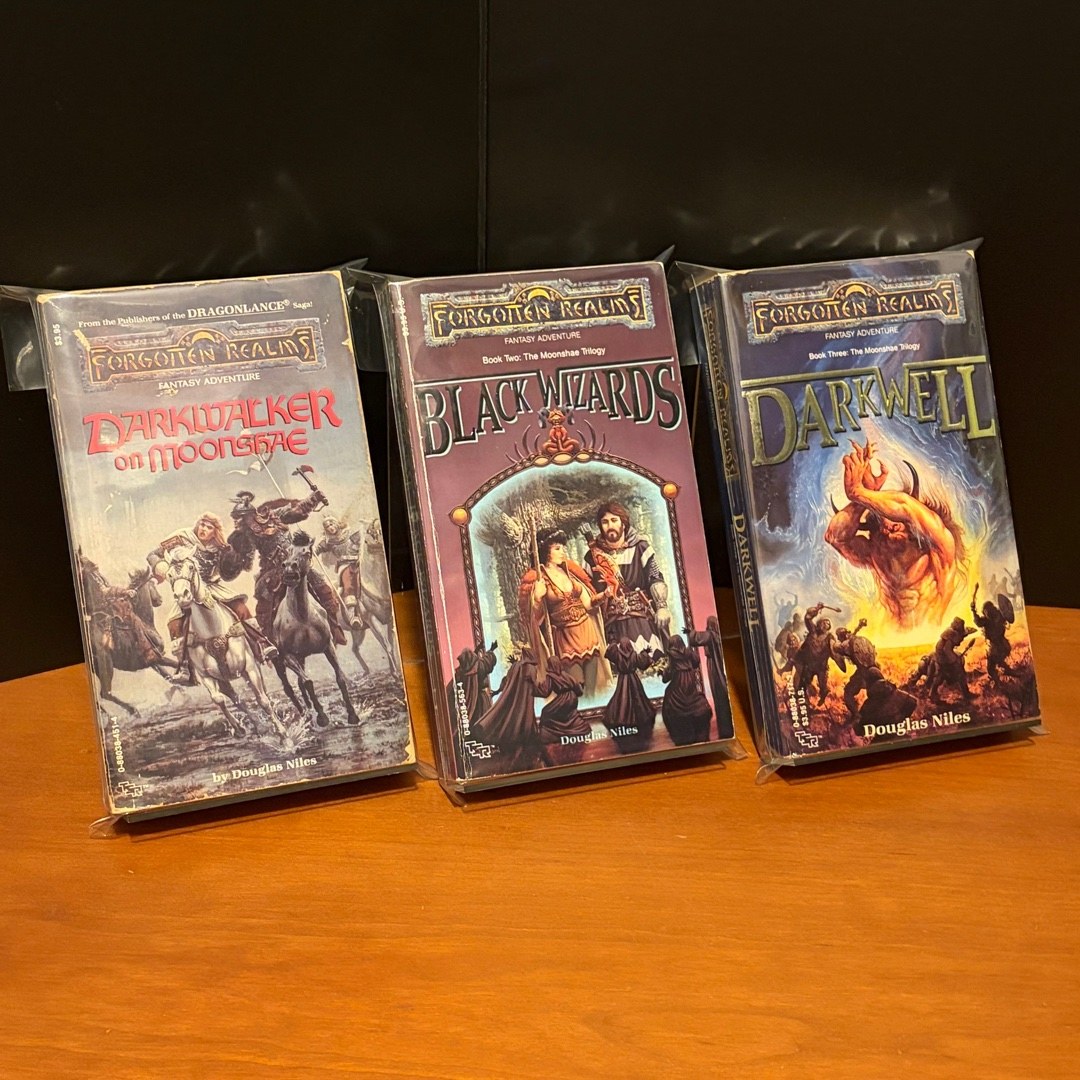 Forgotten Realms: Complete Moonshae Trilogy: Darkwalker on Moonshae, Black Wizards, Darkwell