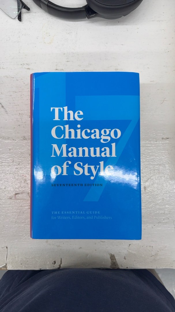 The Chicago Manual of Style, 17th Edition