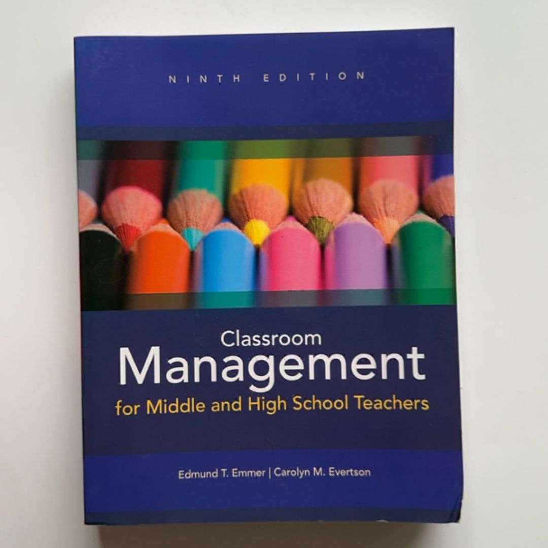 Classroom Management for Middle and High School Teachers