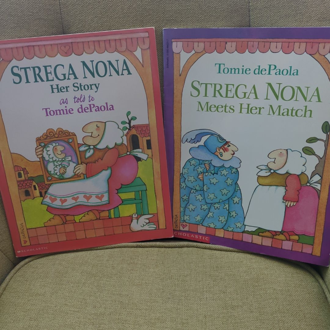 Strega Nona Her Story & Strega Nona Meets Her Match, vintage 90s