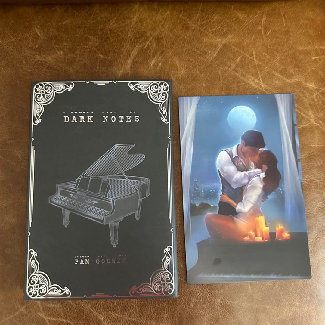 Dark Notes SIGNED by Pam Godwin from Book For Days Crate w/ Overlays