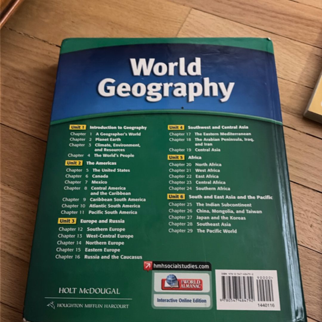 World Geography by HOLT MCDOUGAL